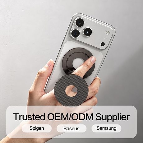 OX-3 Double-Sided Magnetic Holder · Matte black · OEM / ODM support